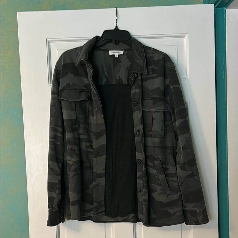 NWT Splendid Camouflage Button-Up Jacket
